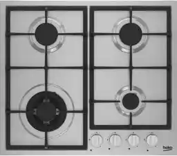 Beko bPro500 HBIAG64225SXP 59cm Płyta gazowa