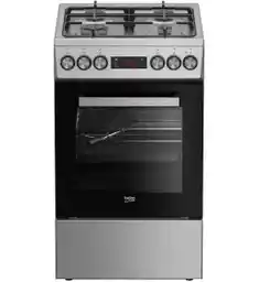 Beko FSMT52336DXDT Termoobieg Rożen Kuchnia gazowo-elektryczna