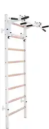 Benchk Drabinka Gimnastyczna Z Drążkiem Biały K231W