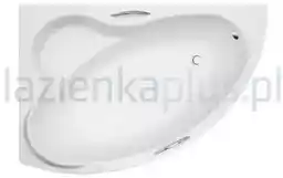 Besco Ada Wanna narożna asymetryczna 160x100 cm lewa biała