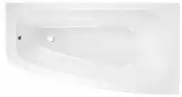 Besco Luna Wanna narożna asymetryczna 150x80 cm prawa biała