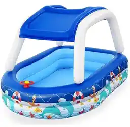 Bestway Basen dmuchany Morski Kapitan 54370 213 x 155 cm 282L