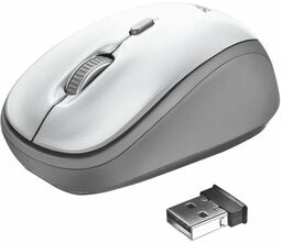Biała myszka do komputera