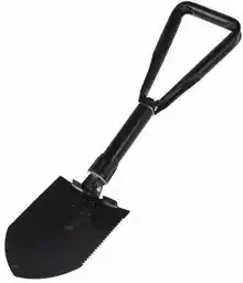 Bigbuy Outdoor Łopata Składana Czarny Metal