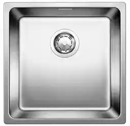 Blanco ANDANO 400-IF 522957 Stalowy Srebrny Zlewozmywak kwadratowy