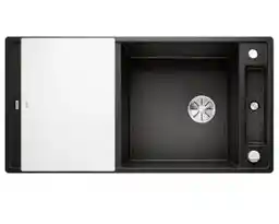 Blanco AXIA III XL 6 S 525857 Granitowy Czarny Zlewozmywak prostokątny