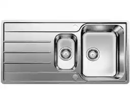 Blanco LEMIS 6 S-IF 523033 Stalowy Srebrny Zlewozmywak prostokątny