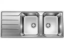 Blanco LEMIS 8 S-IF 523037 Stalowy Srebrny Zlewozmywak prostokątny