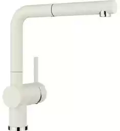 Blanco Linus-S Silgranit-Look Bateria kuchenna z wyciąganą wylewką delikatny biały 526959
