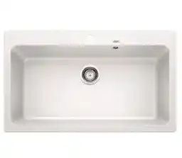 Blanco NAYA XL 9 521816 Granitowy Biały Zlewozmywak prostokątny