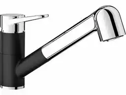 Blanco Wega-S II Bateria kuchenna czarny/chrom 526428