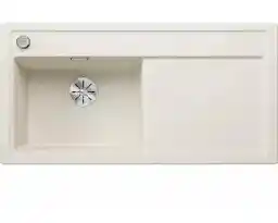 Blanco ZENAR XL 6 S 527187 Komora z lewej strony Granitowy Biały Zlewozmywak prostokątny