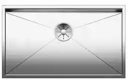 Blanco ZEROX 700-U 521593 Stalowy Srebrny Zlewozmywak prostokątny