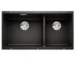 Blanco Zlewozmywak dwukomorowy Subline 480/320-U 525993 Czarny 46 x 85.5