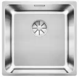 Blanco Zlewozmywak jednokomorowy Solis 400-U 526117 Stal szczotkowana 44x44