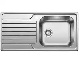 Blanco Zlewozmywak jednokomorowy z ociekaczem Dinas XL 6 S 524254 Stal szczotkowana 50 x 100