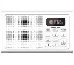 Blaupunkt DR3WH Radio FM, DAB+ Bluetooth Biały Radioodbiornik