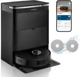 Bosch Spotless Max BCRDW3BAB Funkcja mopowania Stacja oczyszczająca Tworzenie mapy pomieszczenia 75dB Robot sprzątający