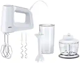 BRAUN Mikser ręczny MultiMix 3 HM 3135 WH Biały