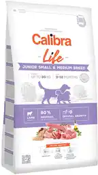 Calibra Dog Life Junior jagnięcina dla małych i średnich ras - 12 kg