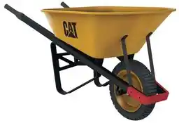 CATERPILLAR Taczka ogrodowa budowlana J-Series 6 Steel 250kg Pneumatic Tire