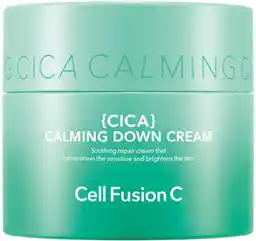 Cell Fusion C Cica Calming Down Cream Kojący krem zapewnia natychmiastową ulgę i redukcję podrażnień 50ml