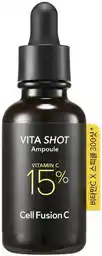 CELL FUSION C Vita Shot Ampoule rozjaśniające serum z 15% witaminą C i mikroigłami 30ml