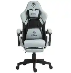 Cobra Player 5.0 CRF50 Gamingowy do 130kg Tkanina Biały Fotel gamingowy