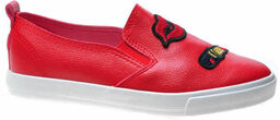 Czerwone trampki slip on