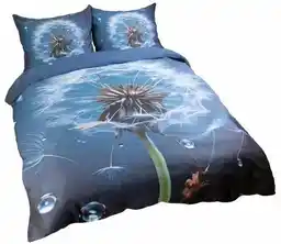 Darymex Pościel satynowa 180x200 Dmuchawiec granatowa 12401 SATYNLOVE PREMIUM