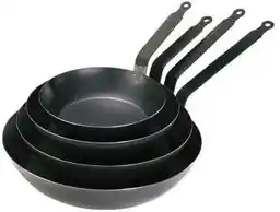 De Buyer Patelnia uniwersalna ze stali niebieskiej 320 mm La Lyonnaise I 382841, 5020.32