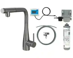 Deante Eridan BREFD75M Titanium Stal szlachetna Bateria do filtrowania wody