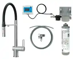Deante Magnetic BRMFF75M Stal szlachetna szczotkowana Bateria do filtrowania wody