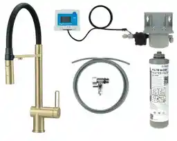 Deante Magnetic BRMFR75M Złoty Stal szlachetna Bateria do filtrowania wody