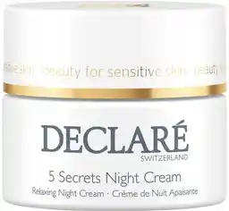 DECLARE 5 Secrets Night krem do twarzy nawilżający 50ml