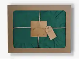 Dekoria Pościel bawełniana 200x220cm dark green, 220 x 200 cm