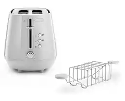 DeLonghi Eclettica CTY2103.W Ruszt do bułek Rozmrażanie 900W Toster