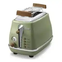 DeLonghi Icona Vintage CTOV 2103.GR Ruszt do bułek Rozmrażanie 900W Toster