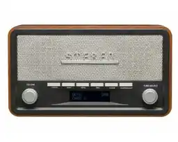 Denver DAB-18 Dark Wood Radio FM DAB+ Bluetooth Ciemnobrązowy Radioodbiornik