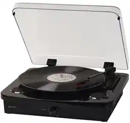 Denver Gramofon VPL-230B z Bt i Usb do zgrywania z płyt czarny