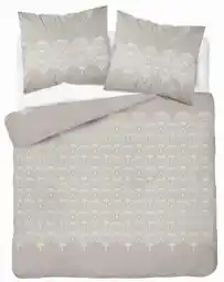 Detexpol Pościel flanelowa 160x200 beżowa rozeta ornamenty 4951 A Flanela 2024