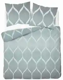 Detexpol Pościel satynowa 220x200 miętowa geometryczna 5221 A Home Satin 41
