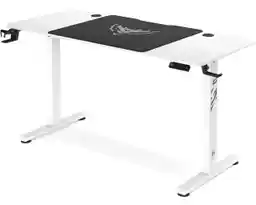 Diablo Chairs X-Tensio 1400 140cm Regulacja wysokości Biały Biurko gamingowe