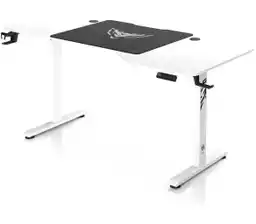 Diablo Chairs X-Tensio 1600 160cm Regulacja wysokości Biały Biurko gamingowe