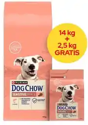 Dog Chow Karma dla psa PURINA Sensitive Łosoś 14 plus 2.5 kg