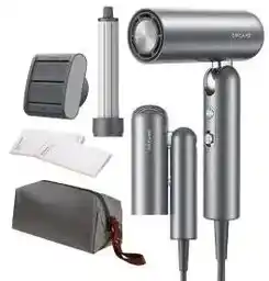 Dreame Pocket Grey AHD51 Jonizacja Zimny nawiew 1300W 2 prędkości 5 temperatur Suszarka do włosów