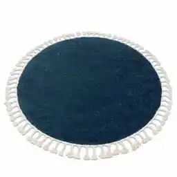 Dywan włochaty okrągły