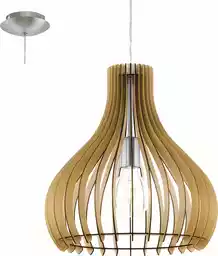 Eglo lampa wisząca TINDORI 96258, chrom, tekstylne klosze, nowoczesny design