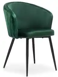Ehokery Krzesło Hampton Velvet Ciemnozielony