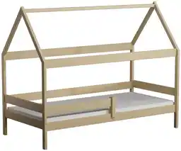 Elior Skandynawskie łóżko domek dla dziecka, wanilia - Cubis 3X 190x80 cm